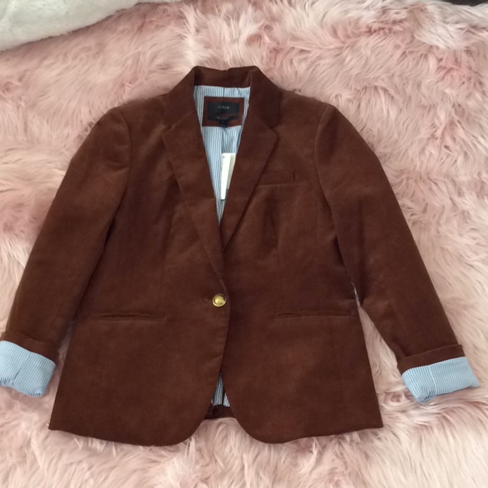 J.Crew corduroy brown blazer size 10